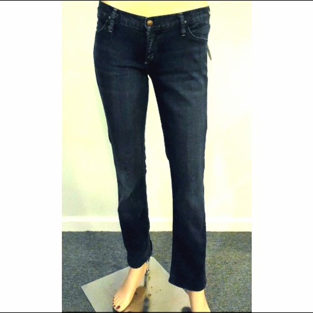 NWT GOLDSIGN Straight leg low rise Jean  in Crave Wash - size 27